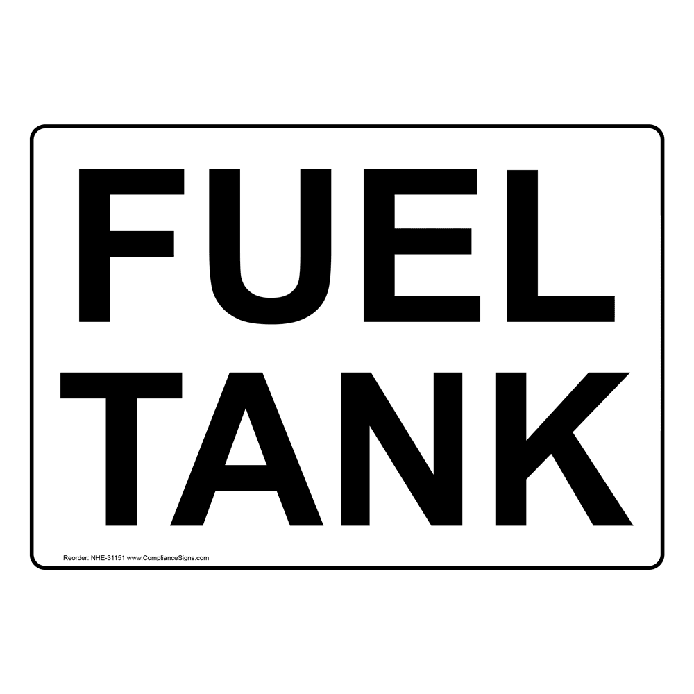 Fuel Tank Sign NHE31151