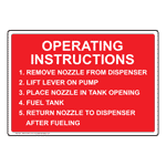 Operating Instructions 1. Remove Nozzle From Sign NHE-31167
