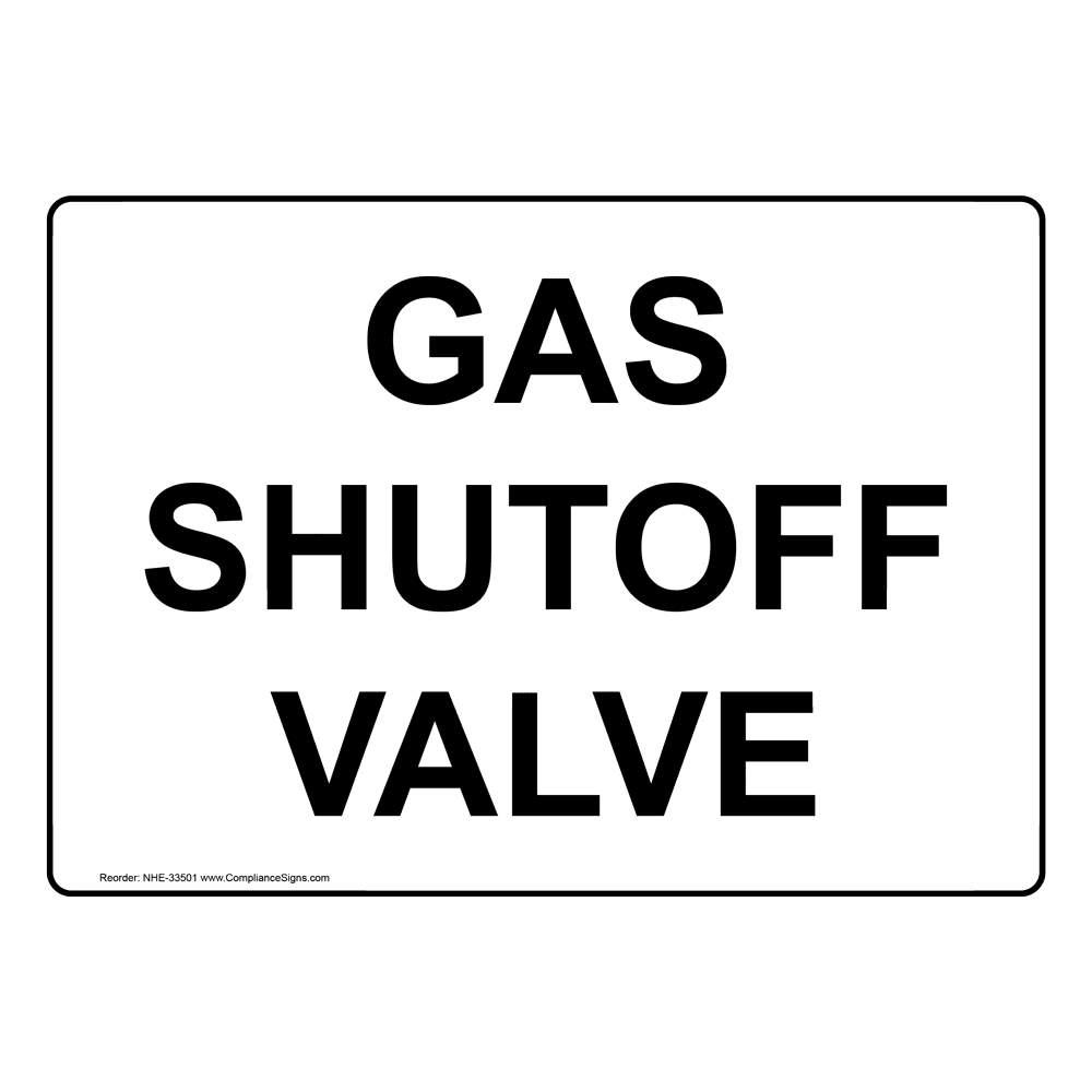 Gas Grill Turn Gas Off After Each Use Sign NHE33493