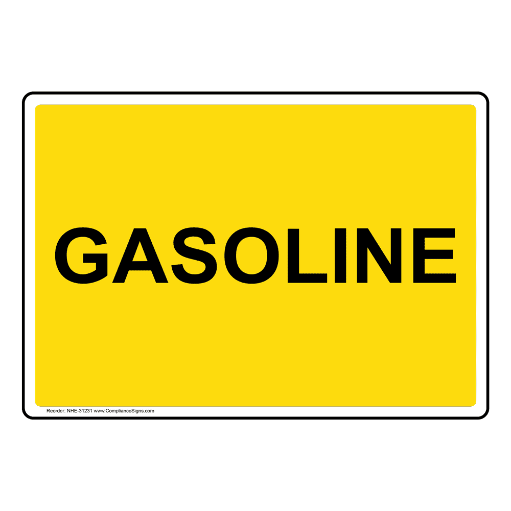 Gasoline Sign NHE31231