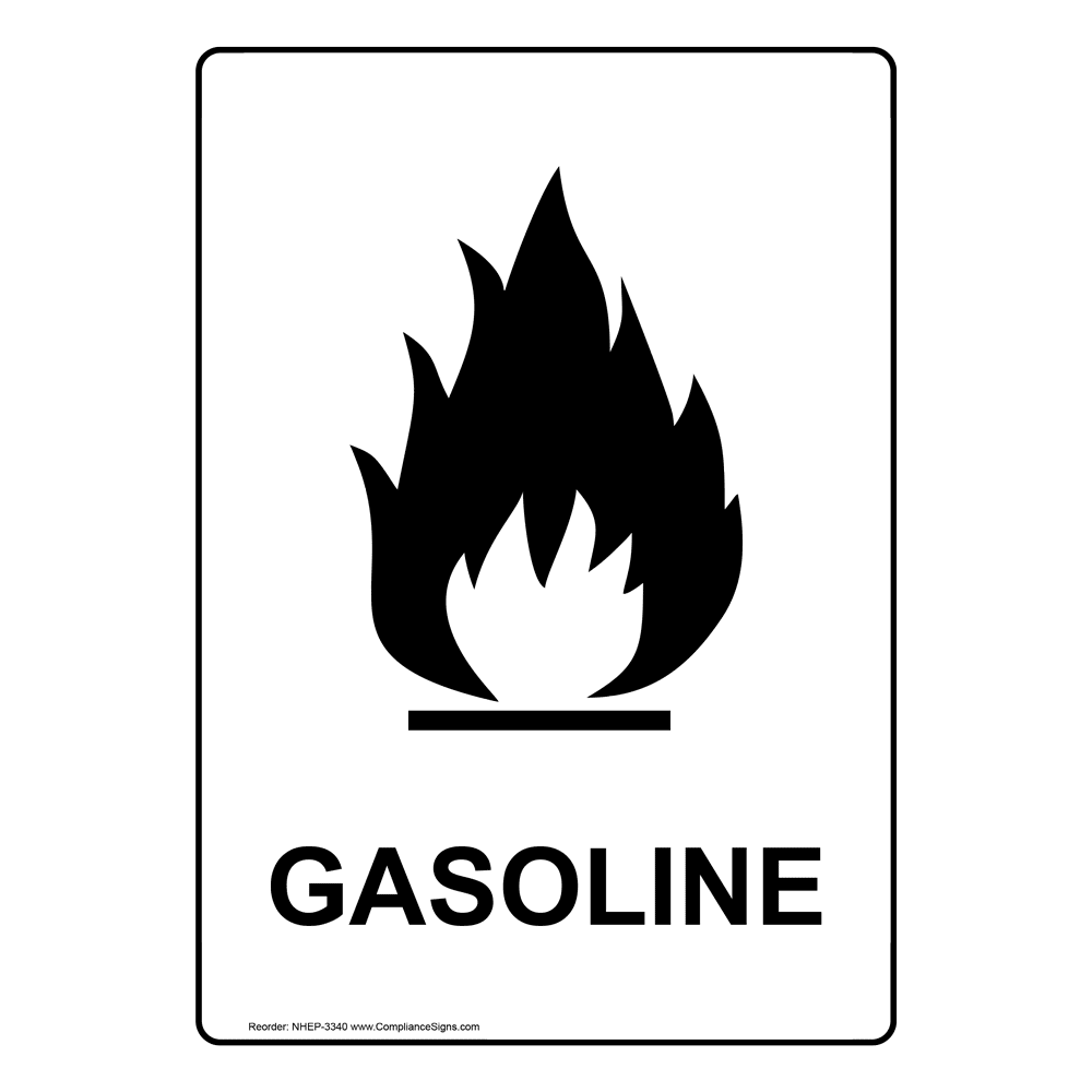 Portrait Gasoline Sign NHEP3340