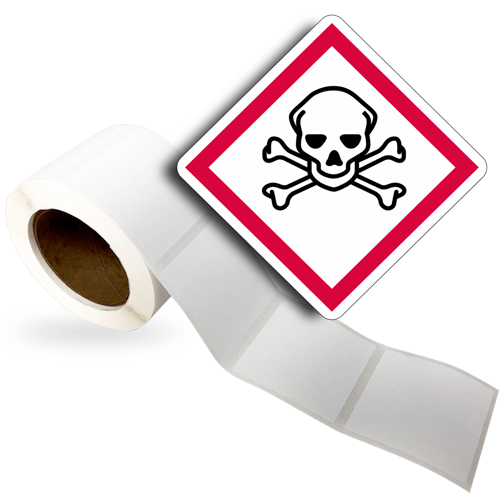 GHS Pictogram GHS Skull And Crossbones Roll Label LDRE GHS SYM 1100