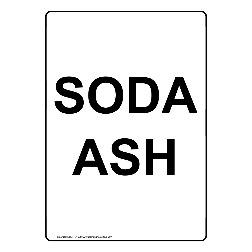 Portrait Calcium Hypochlorite Hazardous Sign NHEP31713