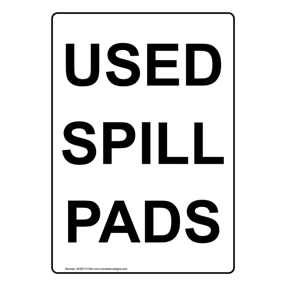 Portrait Used Windshield Washer Fluid Sign NHEP31709