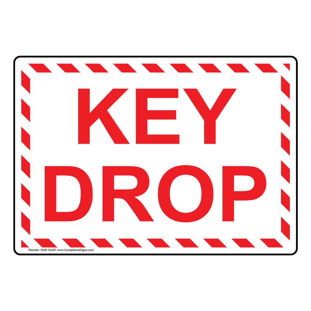 Key Drop Sign NHE32387