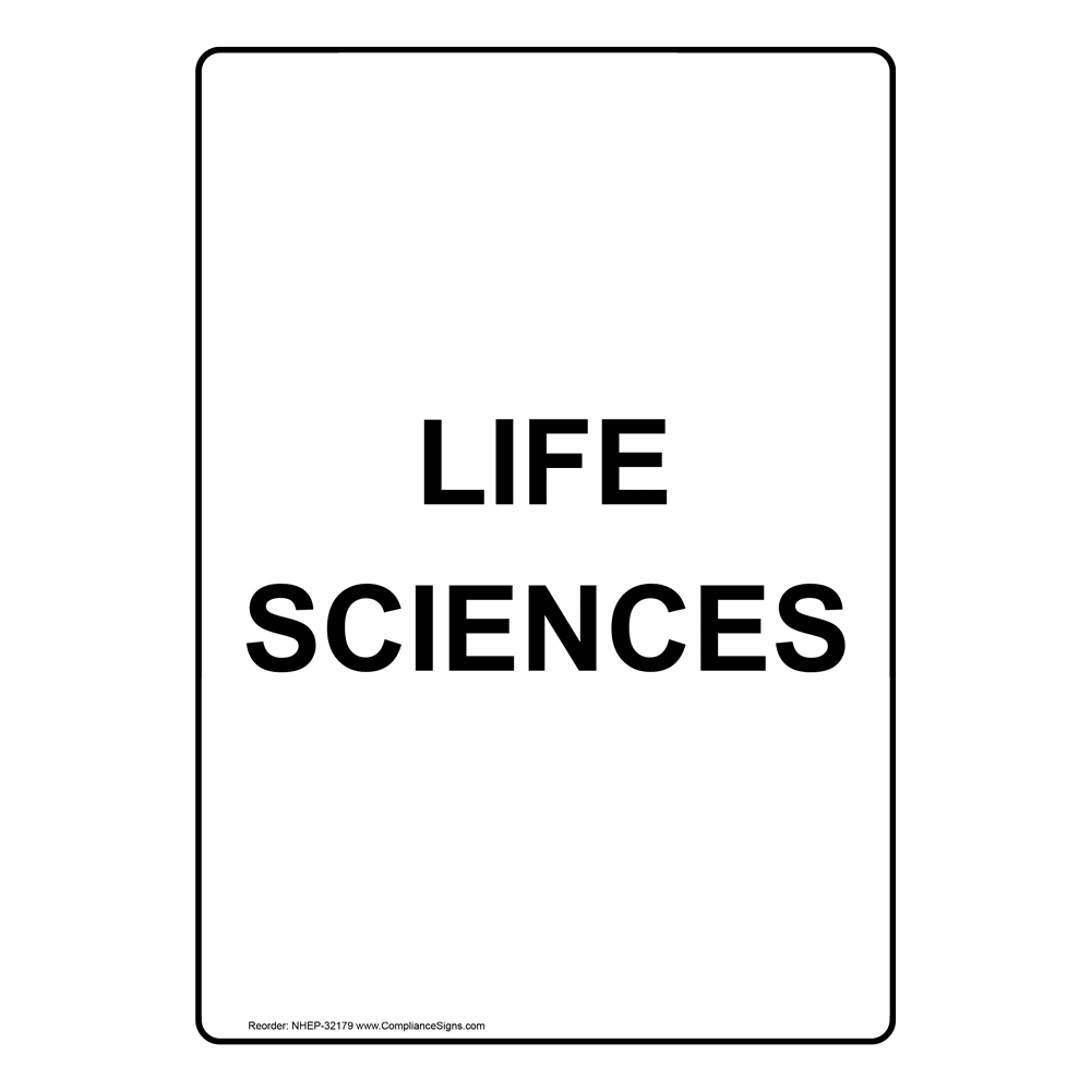 Portrait Laboratory Specimens Only Not For Food Sign NHEP32178