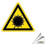 Laser Symbol Label LABEL-TRIANGLE-11-a Process Hazards