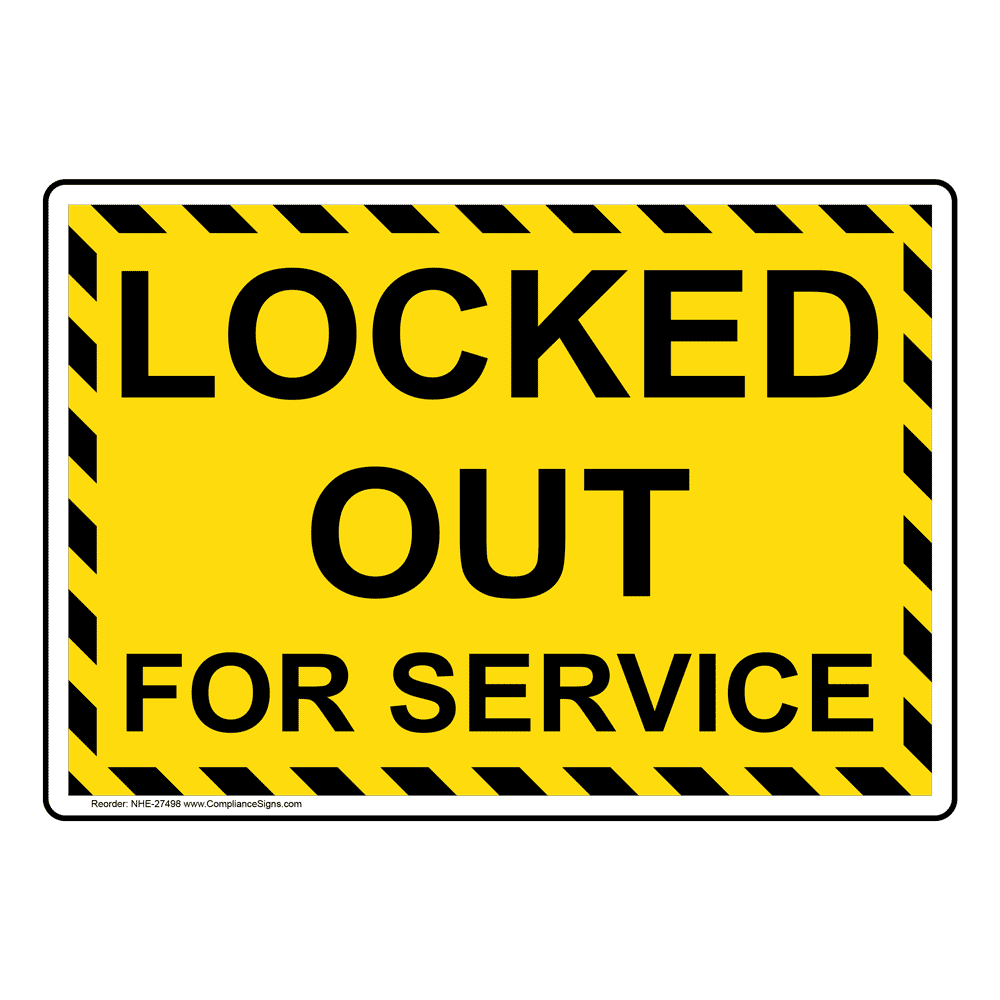 Printable Lockout Tagout Signs