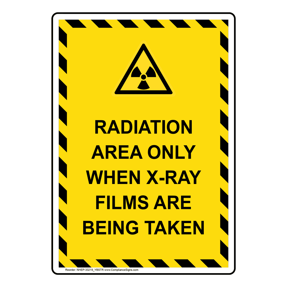 Portrait Keep Clear Of Hazard Sign NHEP33210