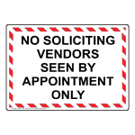 By Appointment Only Safety Signs from ComplianceSigns.com