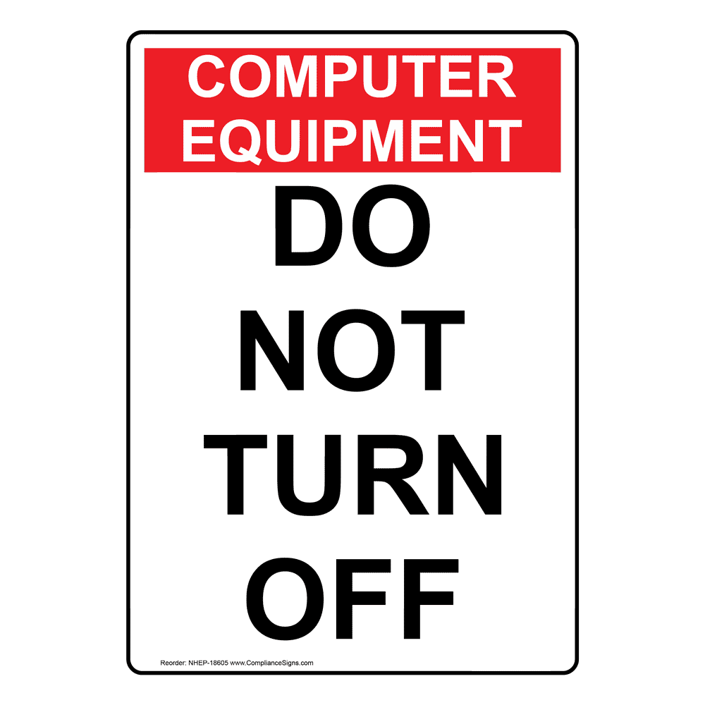 Do not turn off. Do not turn off