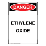 Portrait OSHA Ethylene Oxide Sign ODEP-38365