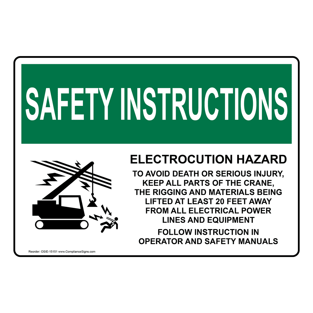 OSHA WARNING Do Not Walk Under Hanging Load Sign OWE13085 Worksite