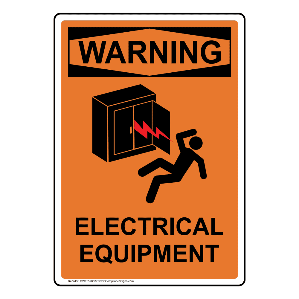 Portrait OSHA Electronic Guarding On This Fence Sign ONEP35550