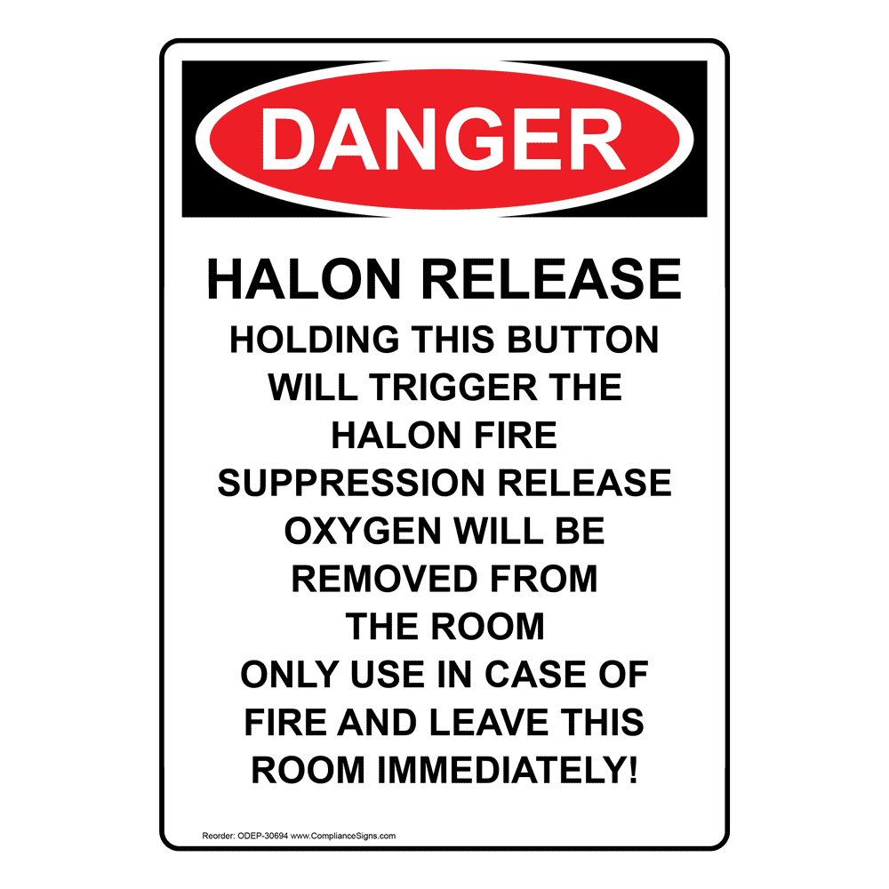 OSHA Fire Extinguisher Signs