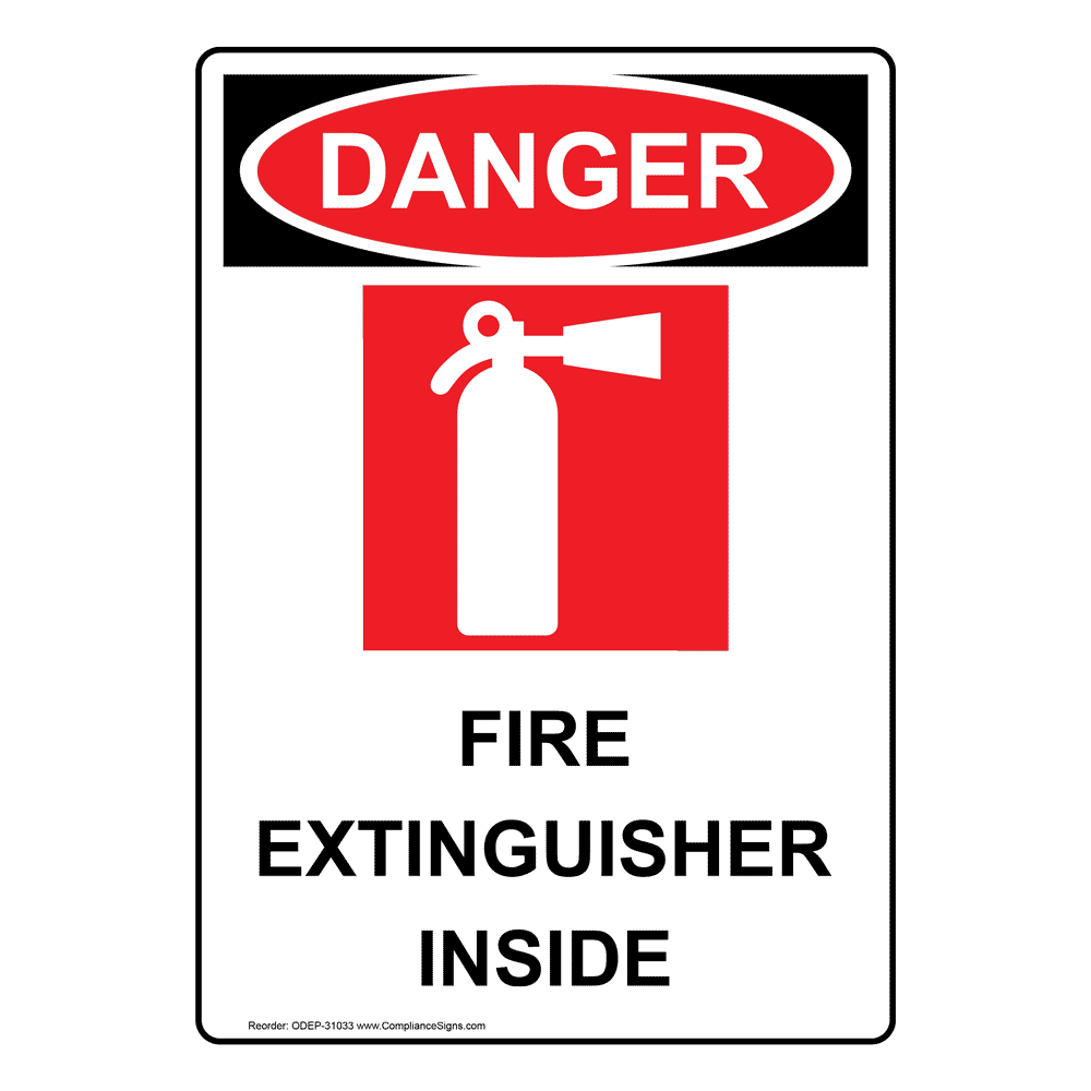 OSHA Fire Extinguisher Signs