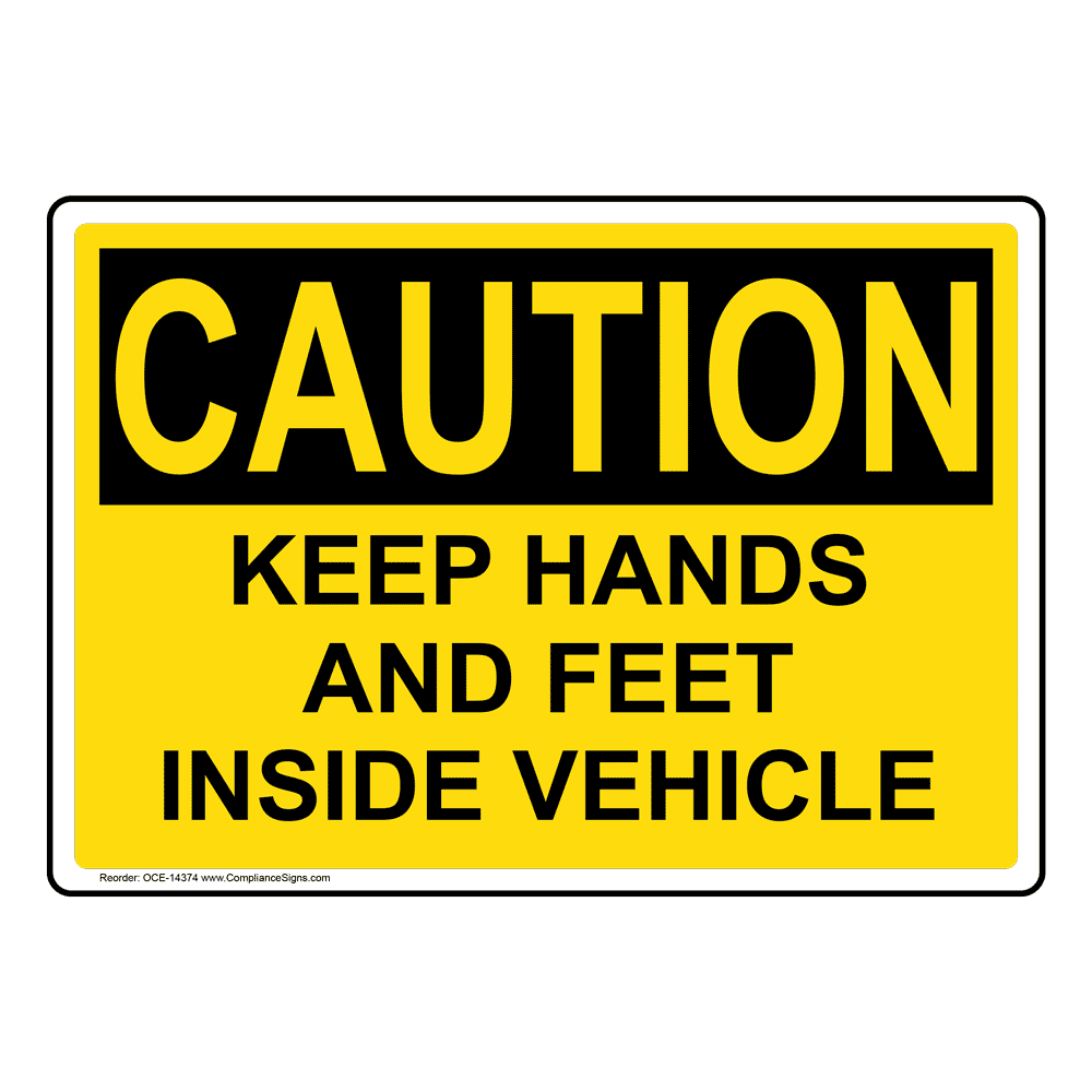 signs inside the car
