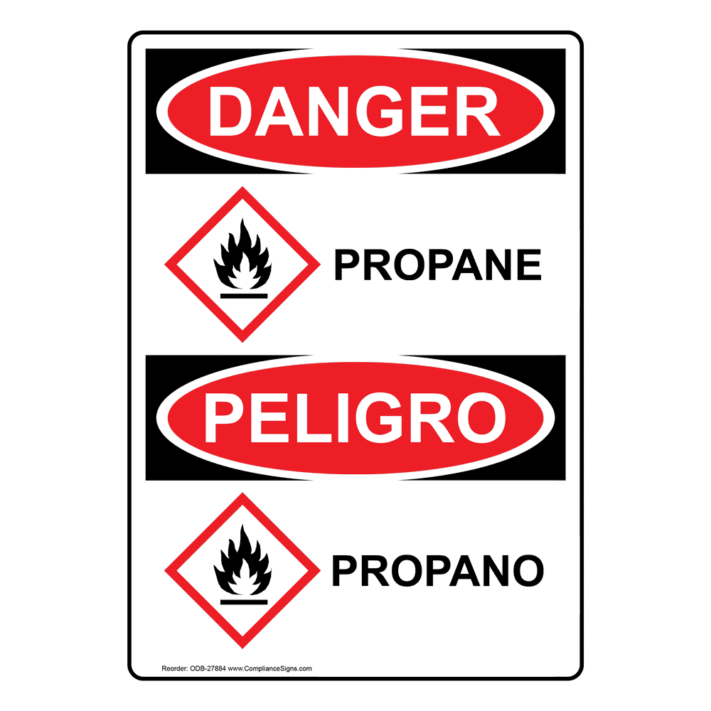 Propane Propano Sign ODB27884 Fuel Propane