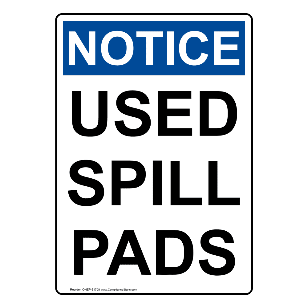 Portrait OSHA Used Windshield Washer Fluid Sign ONEP31709