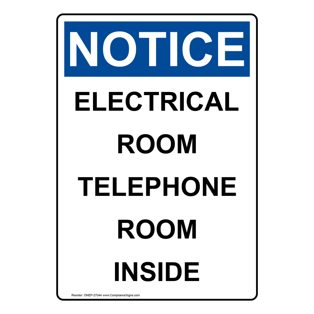 Portrait OSHA Overhead Power Lines Sign With Symbol OCEP30298