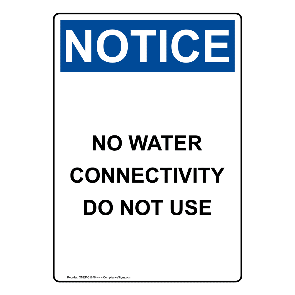 Portrait OSHA This Sink For Mop Cleaning Only Sign ONEP-31865
