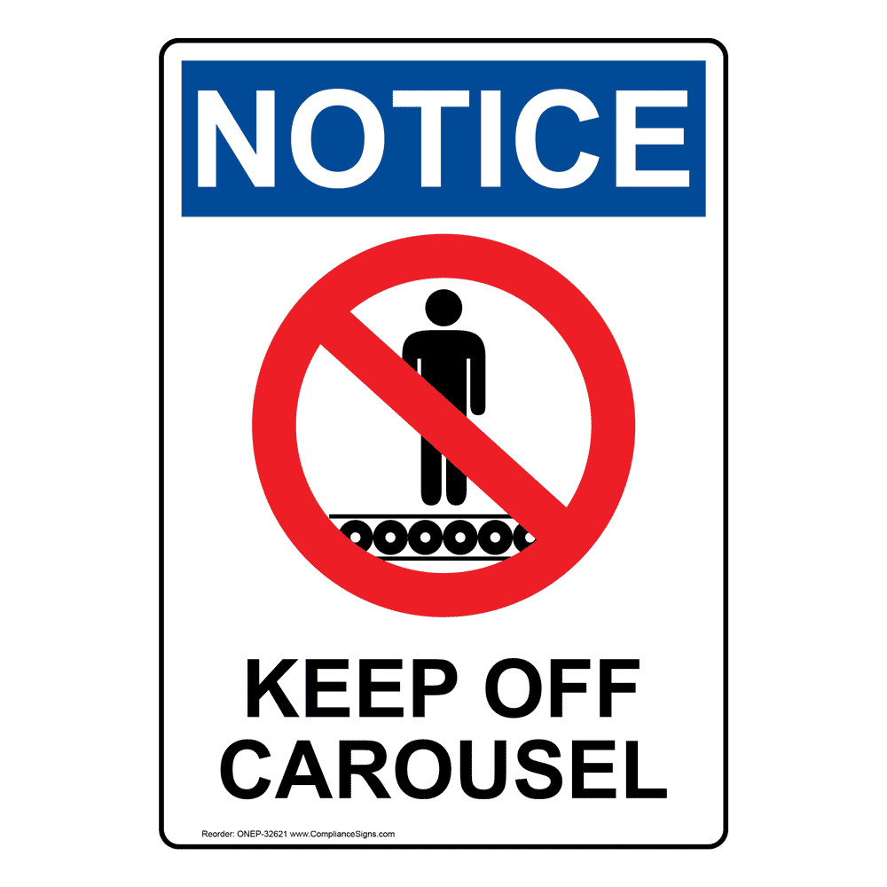 Portrait OSHA Crushing Hazard Outriggers Sign With Symbol ODEP18242