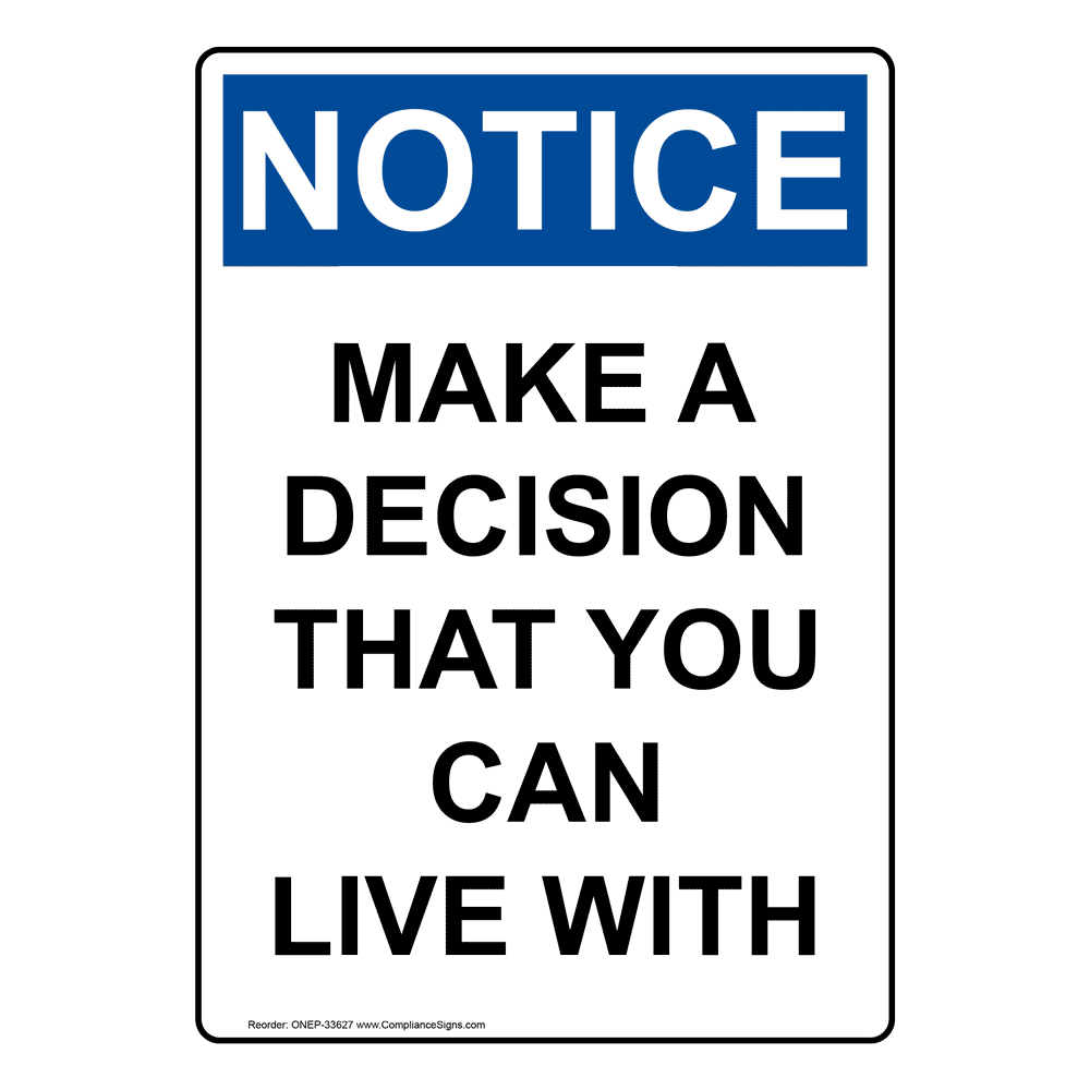 Portrait OSHA Calm Down Please Do Not Bother Me Sign ONEP33610
