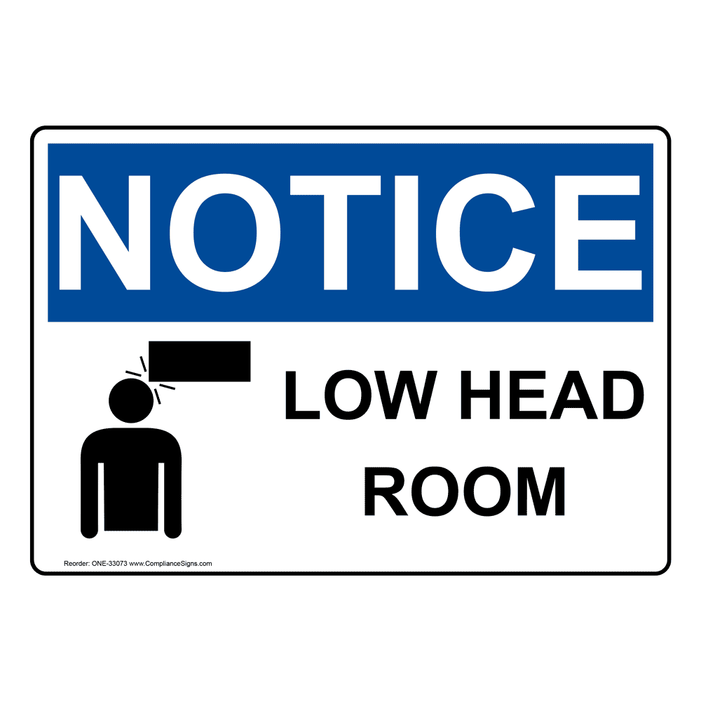 OSHA NOTICE Suspended Load Sign ONE 26868