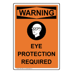 Portrait OSHA Eye Protection Required Sign With Symbol OWEP-2960