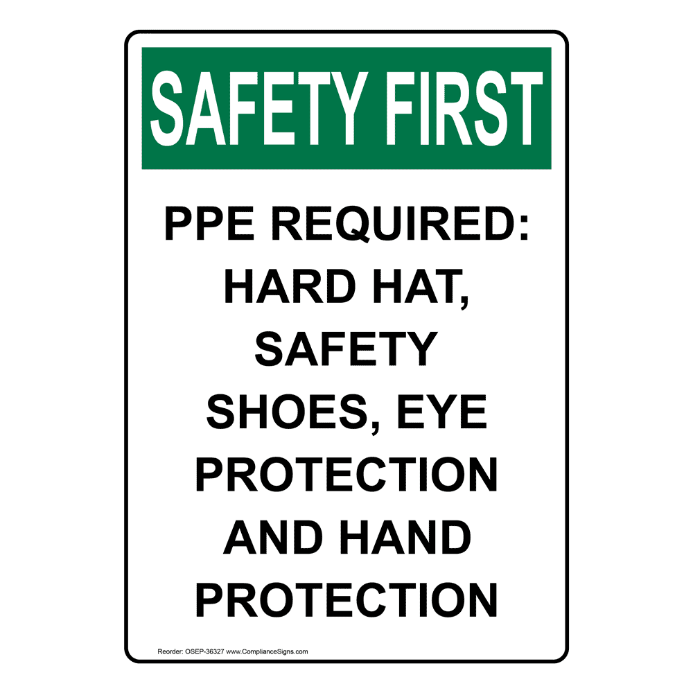 OSHA PPE Chart