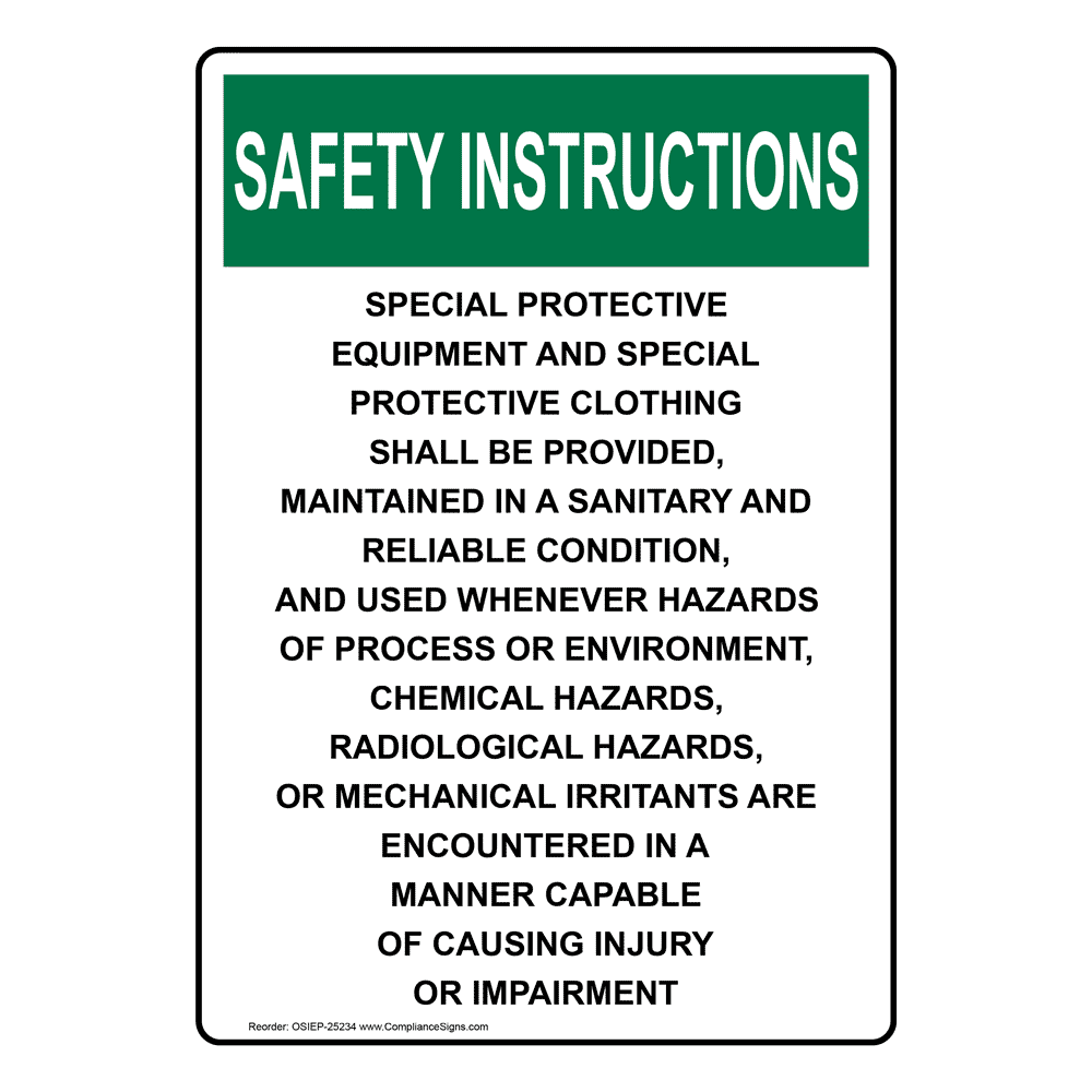Portrait OSHA Temperature Extremes Sign With Symbol OSEP36410