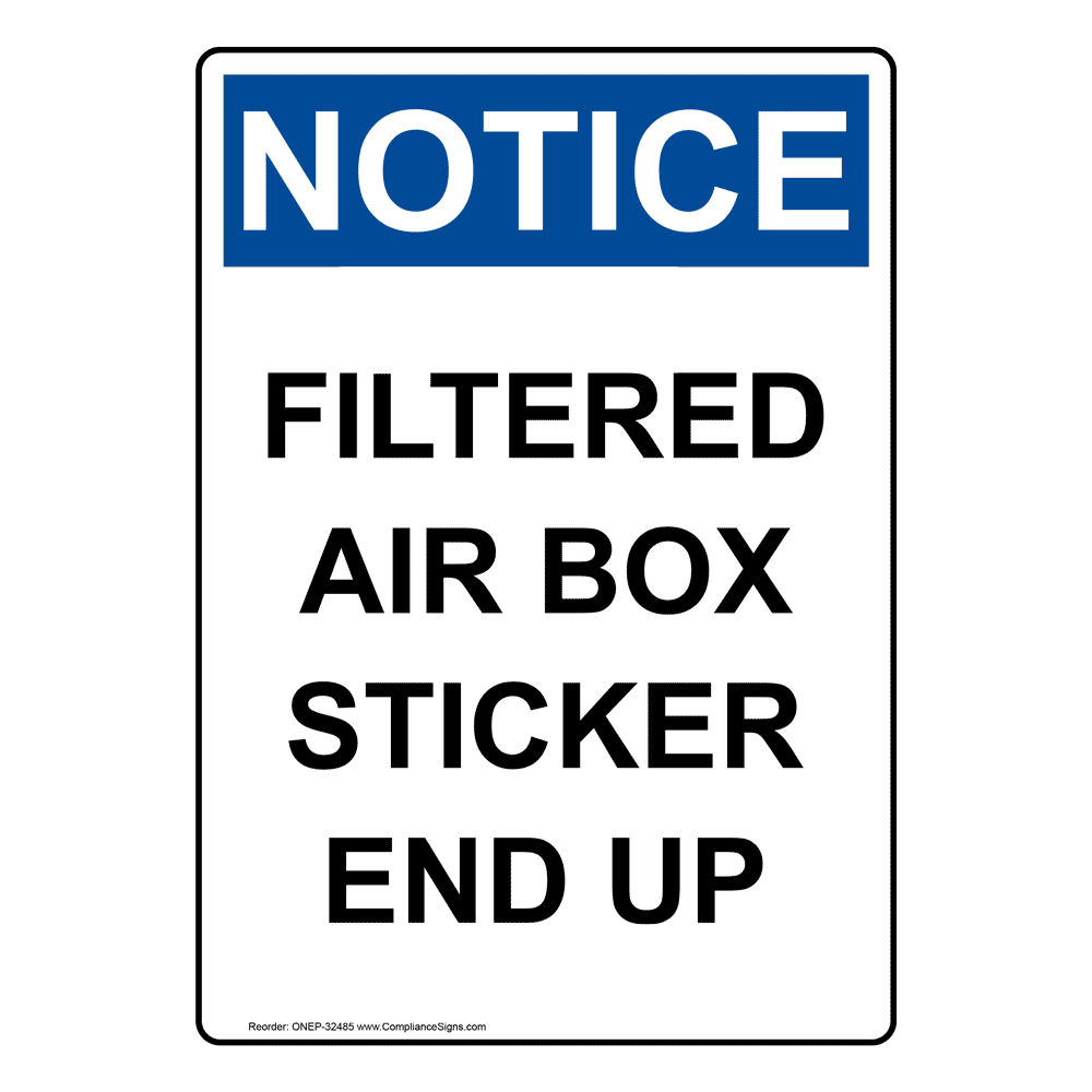 Portrait Suggestion Box Sign NHEP32486