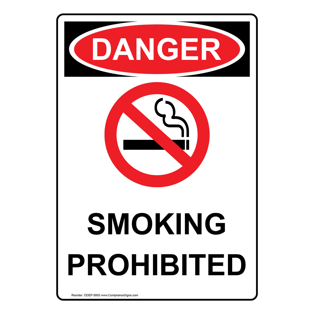 Smoking Prohibited Sign