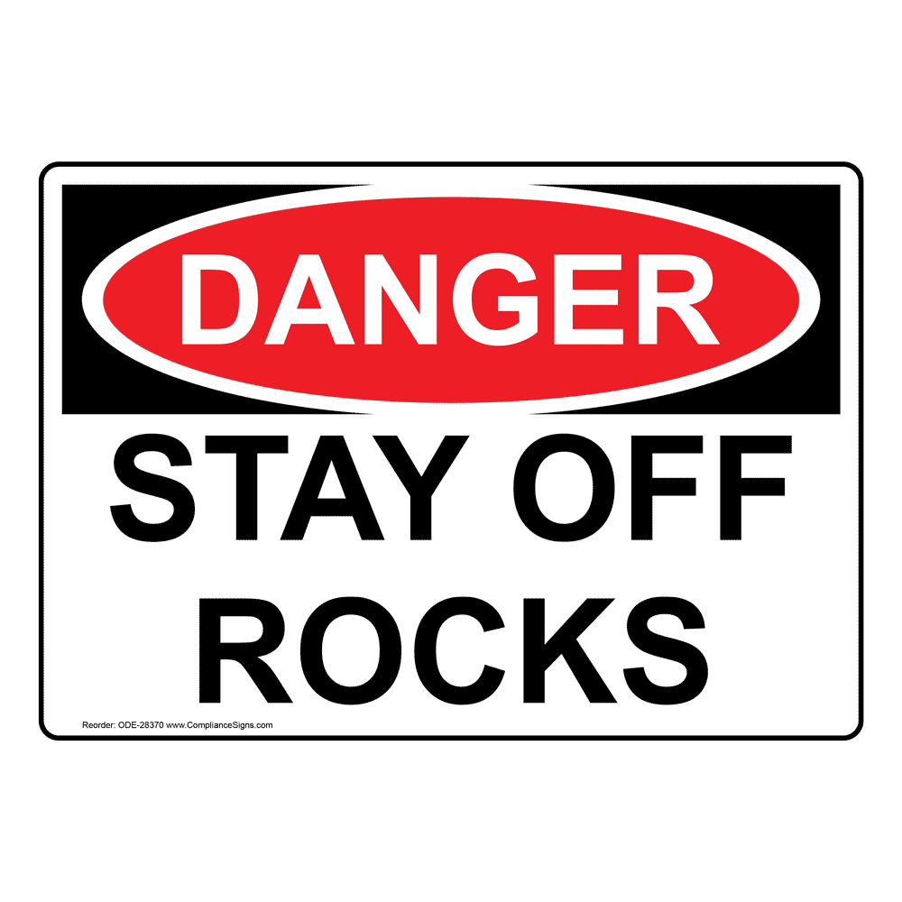 OSHA No Climbing Sign With Symbol ODE28365