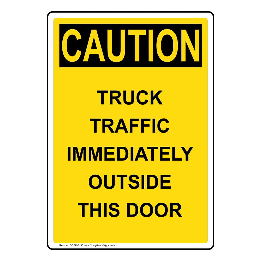 OSHA DANGER Heavy Equipment Crossing Bilingual Sign ODB14421