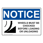 Transportation - Truck Loading / Unloading Signs and Labels