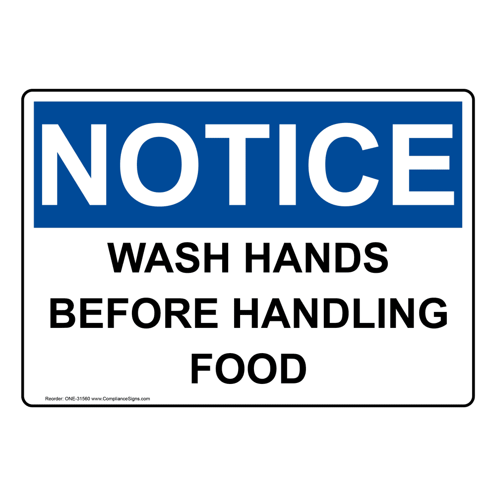 OSHA Hand Washing Only Sign With Symbol ONE31544