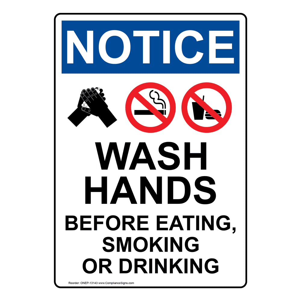 OSHA Hand Washing Signs