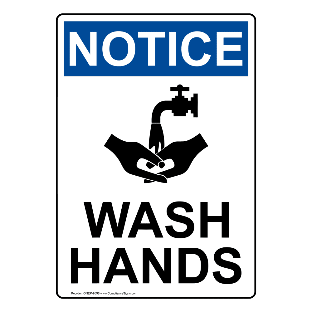 OSHA Hand Washing Signs