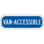 Van-Accessible Sign PKE-21050-Oregon Parking Handicapped
