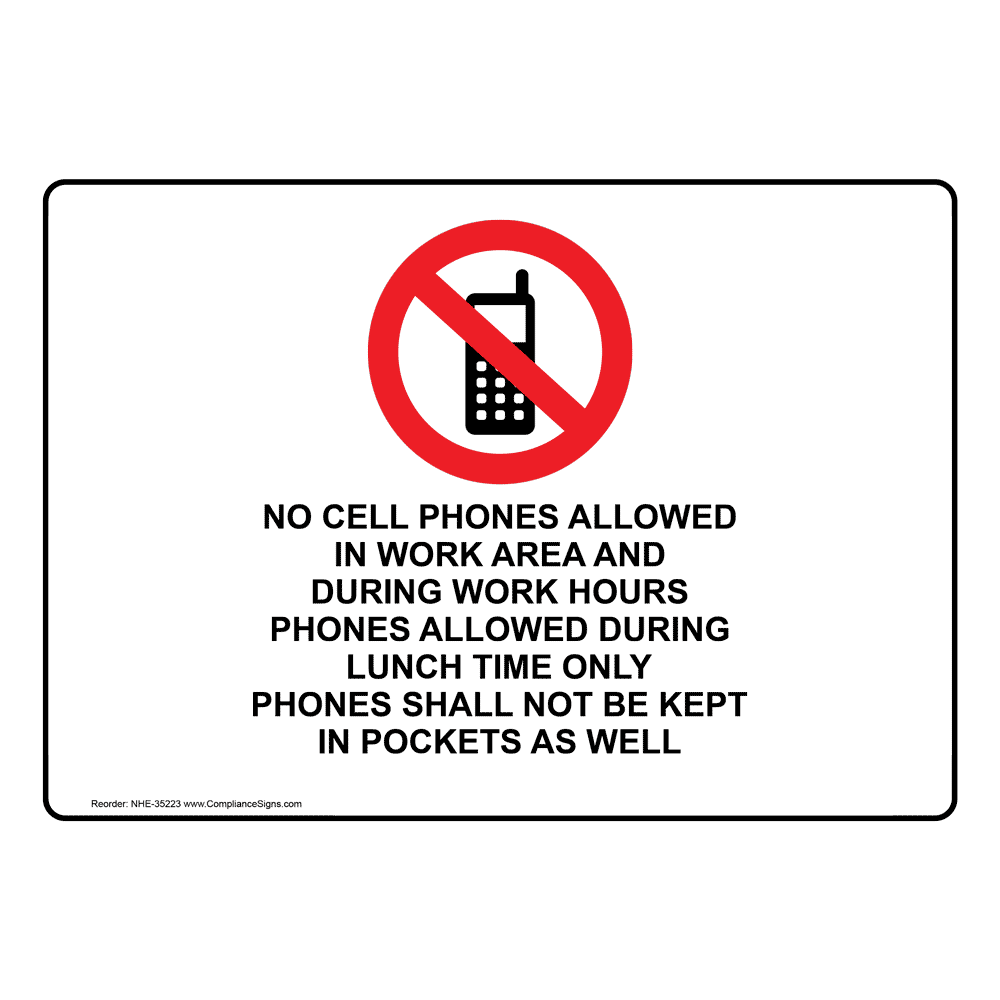 No Cell Phone Use Sign Printable