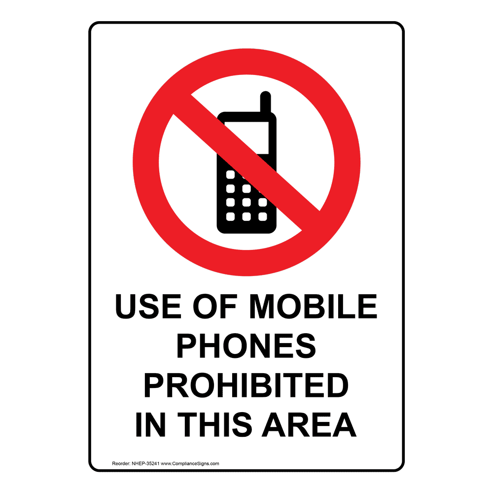 Cell Phone Use Prohibited Sign | Images and Photos finder