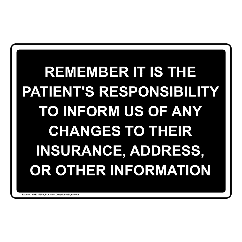 Please Have Your Insurance Card &amp; Photo Id Ready Sign NHE