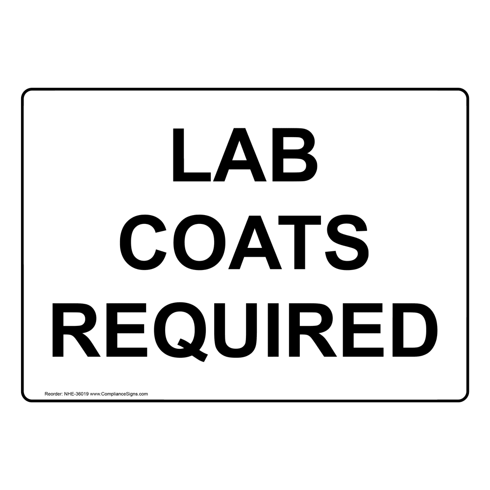 Proper Surgical Attire Required Sign NHE36103