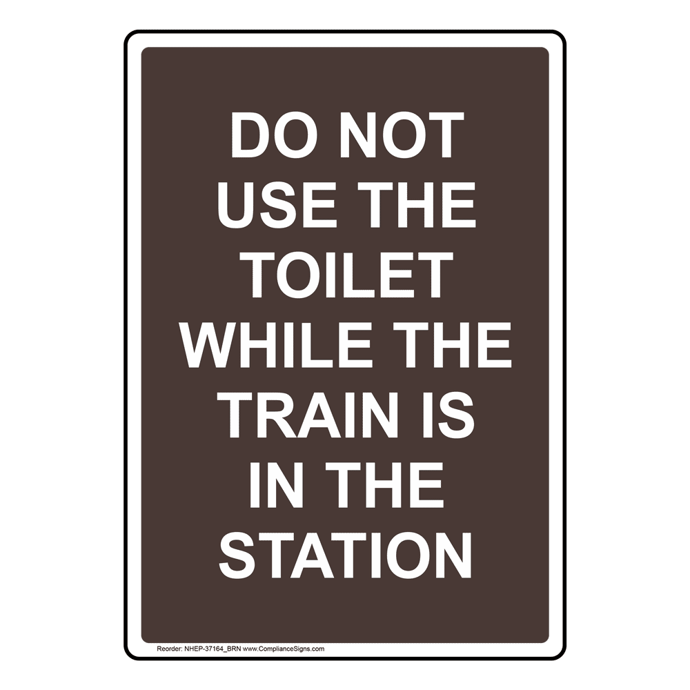 Printable Do Not Use Toilet Sign
