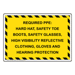 Required PPE: Hard Hat, Safety Toe Boots, Sign NHE-36394_YBSTR