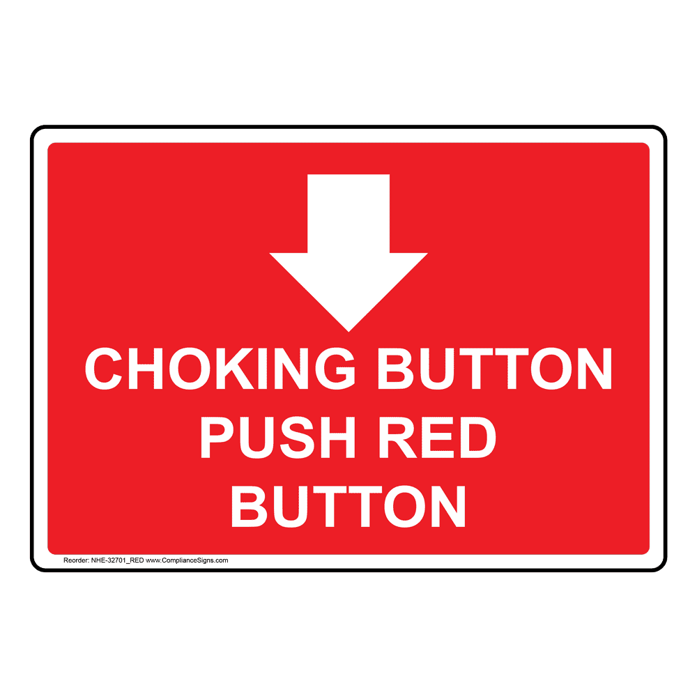 Emergency Pull Handle Sign NHE32677_RED