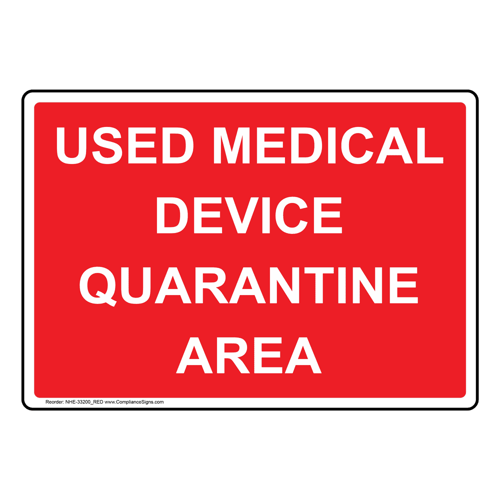 Quarantine Sign Cartoon