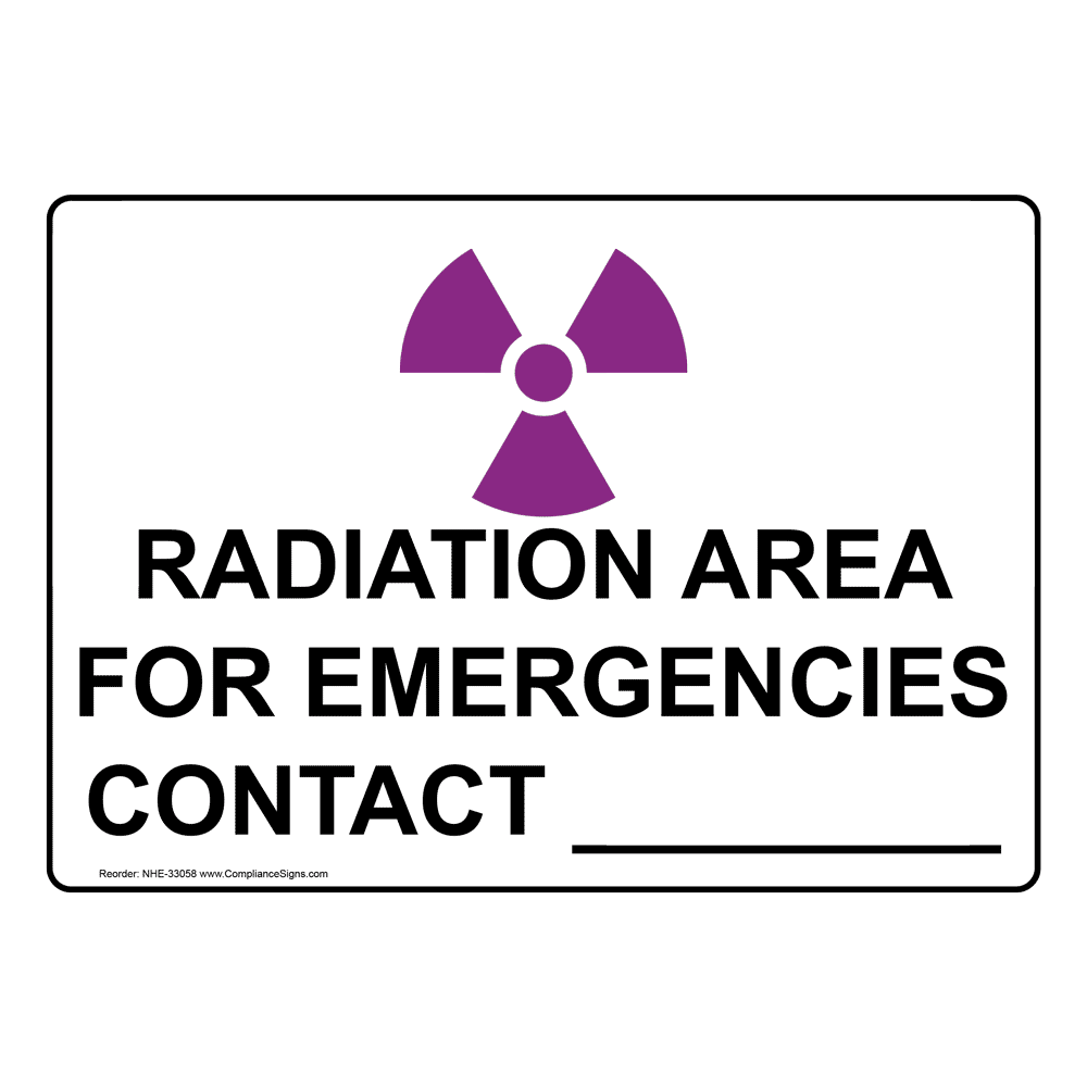 Possible Radio Frequency Radiation Hazard Be Sign NHE30077