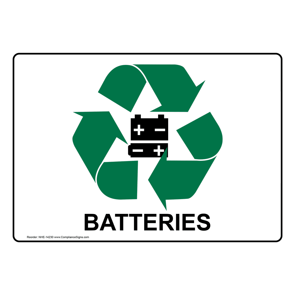 Battery recycle. Battery Recycling. Recycling items. Battery sign.
